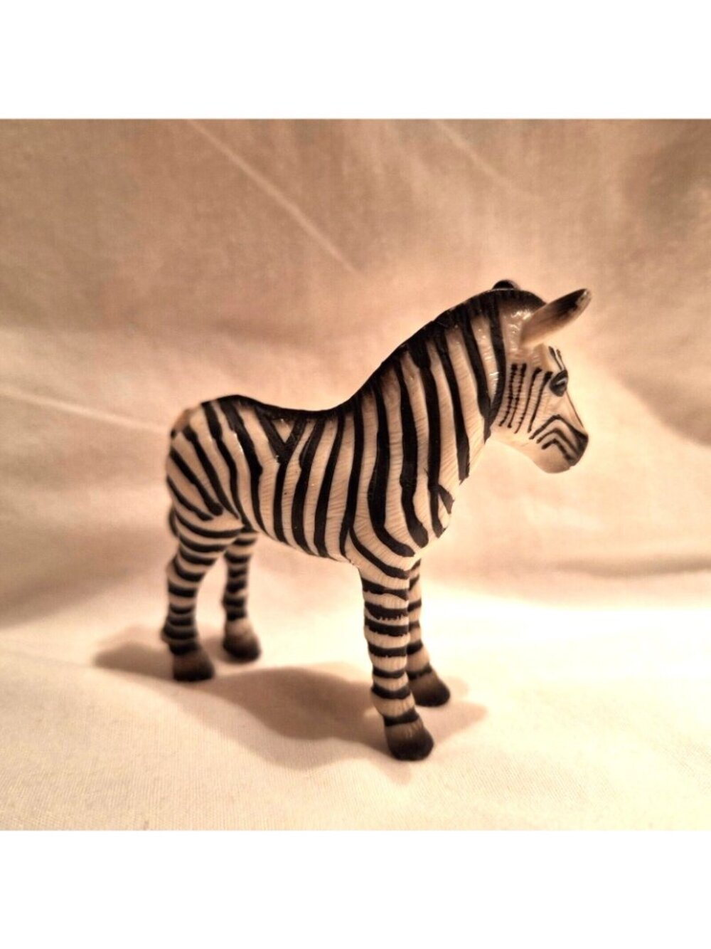 Schleich 3" Zebra Foal 1998 Baby Figure Zoo Wildlife Vintage 90s - Picture 4 of 8